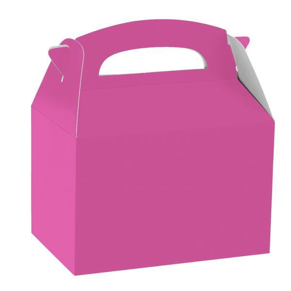 Kids Children S Birthday Plain Coloured Party Supplies Paper Food Kids Children S Birthday Plain Coloured Party Supplies Paper Food Favour Bo Bright Pink 5 Ebay