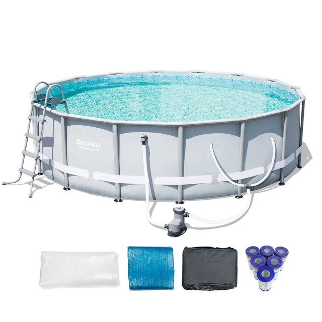 Bestway 16 X 48 Power Steel Frame Above Ground Pool Set 6 Coleman Bestway 16 X 48 Power Steel Frame Above Ground Pool Set 6 Coleman