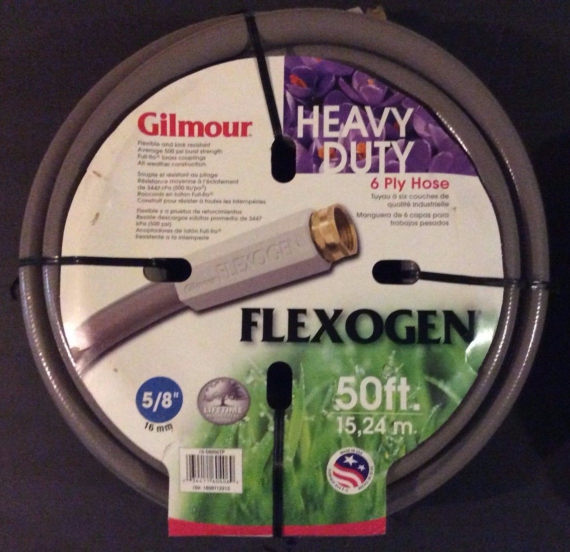 Gilmour Flexogen 10 58050t Water Hose 5 8 By 50 Heavy Duty Made In Picture 1 Of