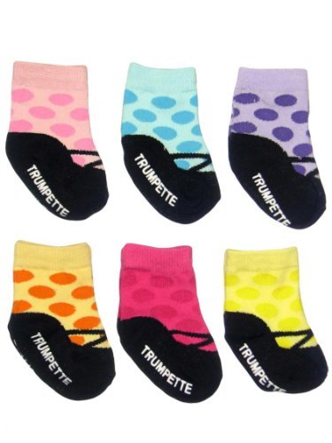 6 Pairs Baby Girl Lillie S Ballerina Socks With Polka Dots By