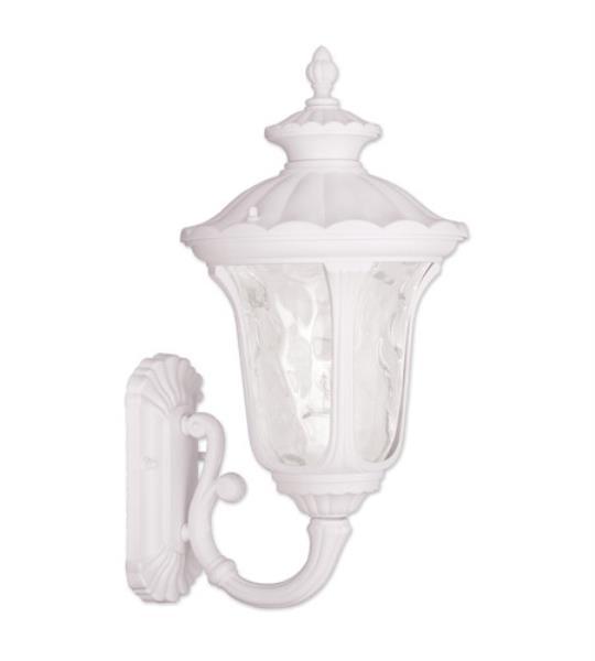 Wall Sconce 1 Light With Clear Water Gl White Size 18 Inches 100 Picture 1 Of