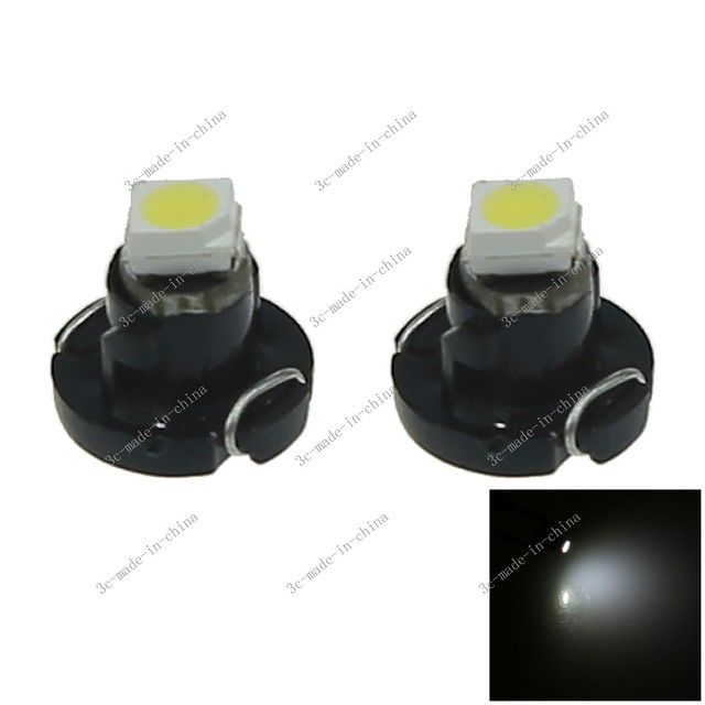 2x White Neo Wedge 1 Smd 1210 Led Car Bulbs T3 Hvac Climate Control 2x White Neo Wedge 1 Smd 1210 Led Car Bulbs T3 Hvac Climate Control Lights N001