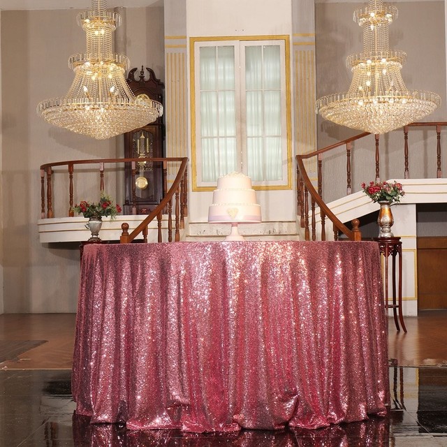 Sequin Tablecloth Tree Skirt Round 50 Fuchsia Pink Events New Sequin Tablecloth Tree Skirt Round 50 Fuchsia Pink Color