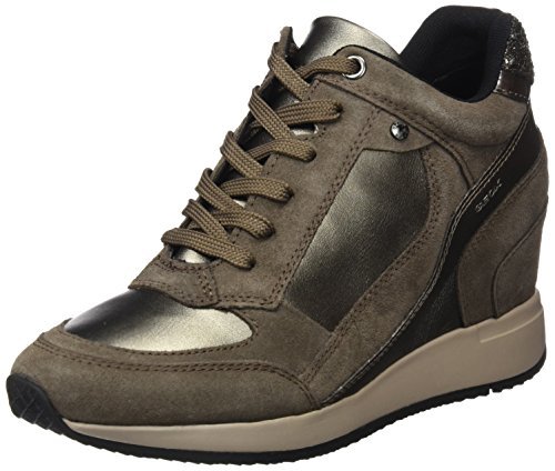 Geox D Nydame A Scarpe da Ginnastica Alte Donna Marrone k8q Geox D Nydame A Scarpe da Ginnastica Alte Donna Marrone k8q