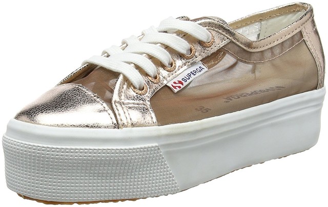 TG. 42 EU Superga S006JB0 Scarpe da Ginnastica con Piattaforma Adulto I2v TG. 42 EU Superga S006JB0 Scarpe da Ginnastica con Piattaforma Adulto I2v