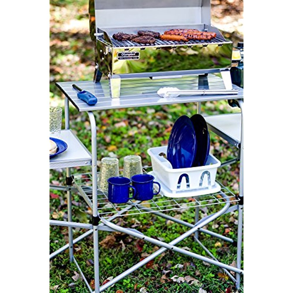 Camco Deluxe Folding Grill Table Great Picnics Tailgating Camping Camco Deluxe Folding Grill Table Great Picnics Tailgating Camping Rving Backyards Quick Set Up Folds Down