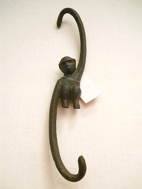 Cast Iron Monkey S Hook Plant Holder Or Hanging Pot Decorative Cast Iron Monkey S Hook Plant Holder Or Hanging Pot Decorative Garden Accessory