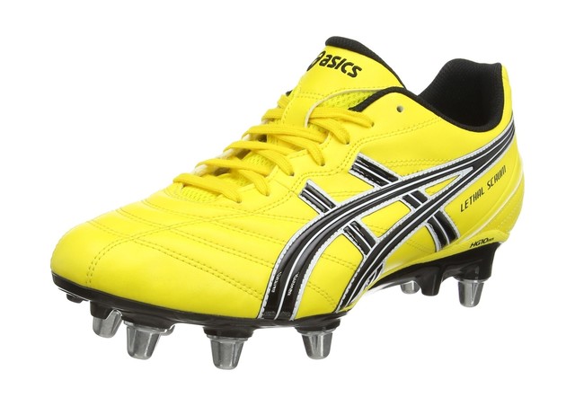 ASICS Uomo Lethal Scrum Stivali Rugby Giallo 14 UK ASICS Uomo Lethal Scrum Stivali Rugby Giallo 14 UK