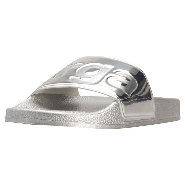 Da Donna Superga 1908 Metallico Grigio Argento Sintetico Casual Slide Slipon Da Donna Superga 1908 Metallico Grigio Argento Sintetico Casual Slide Slipon