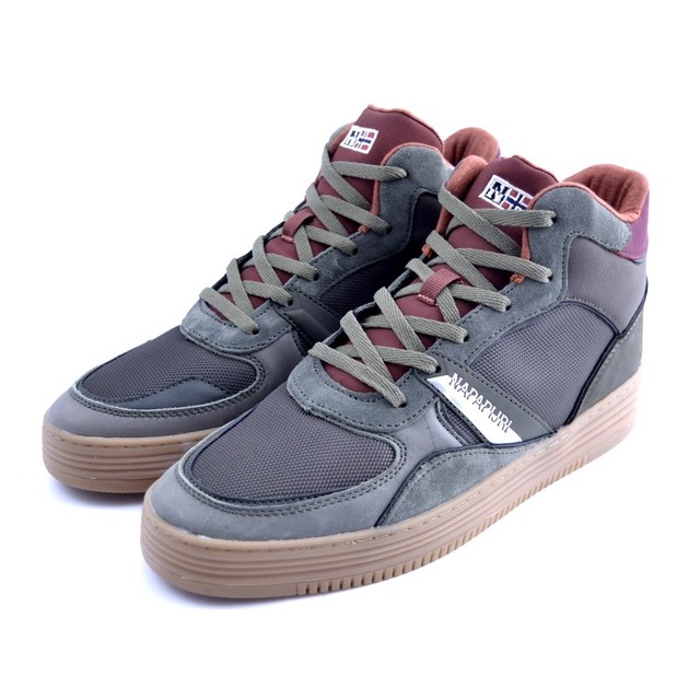 Scarpe sneakers Napapijri Nestor uomo verde camoscio nylon Saucony Asics Lotto Scarpe sneakers Napapijri Nestor uomo verde camoscio nylon Saucony Asics Lotto