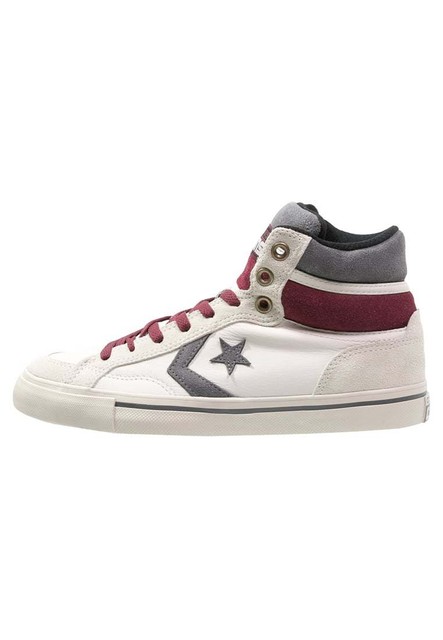 Scarpe sportive uomo CONVERSE Pro Blaze in pelle 150621C bianco bord e grigio Scarpe sportive uomo CONVERSE Pro Blaze in pelle 150621C bianco bord e grigio