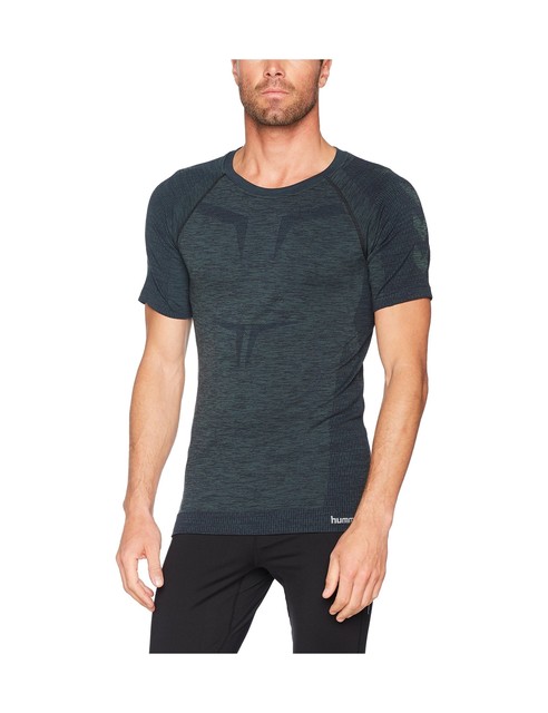 Hummel Men's Carl Seamless Short Sleeve Tee T-shirt Thyme Melange Xs ... Hummel Men's Carl Seamless Short Sleeve Tee T-Shirt Thyme Melange ...