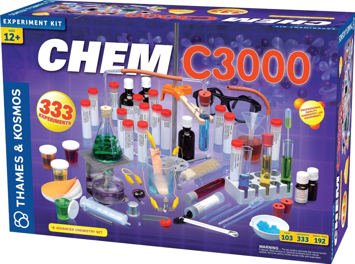 Chemistry Advanced Set High School Science Lab Prep Chemicals Tools Home Hobby
