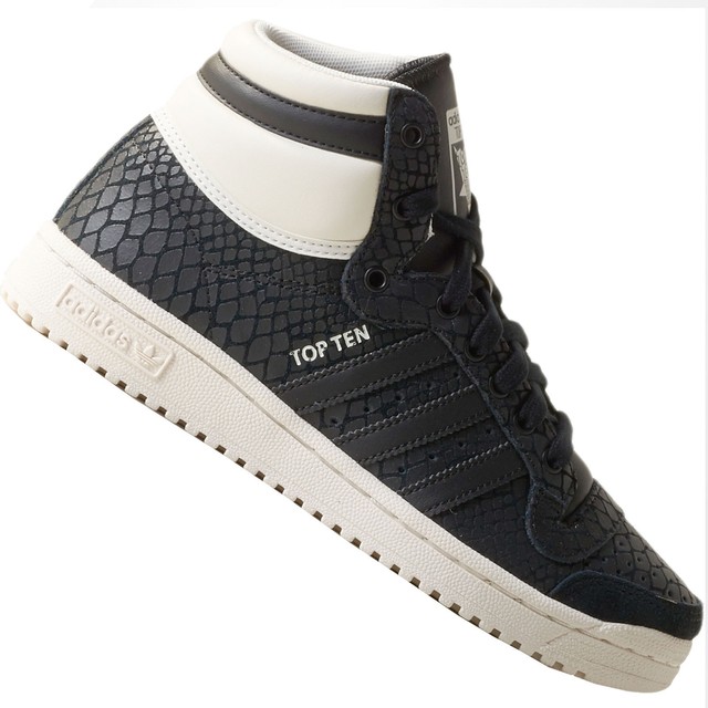ADIDAS ORIGINALS TOP TEN HI high sneaker da Donna Scarpe ginnastica con lacci ADIDAS ORIGINALS TOP TEN HI high sneaker da Donna Scarpe ginnastica con lacci