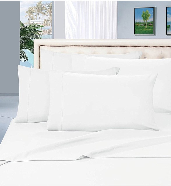 hotel style 1000 thread count king sheet set white up to 20in deep 1000 thread count king sheet set
