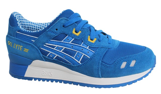 Asics Gel Lyte Lacci Blu III In Pelle Da Uomo Scarpe da ginnastica H40NQ 4949 U117 Asics Gel Lyte Lacci Blu III In Pelle Da Uomo Scarpe da ginnastica H40NQ 4949 U117