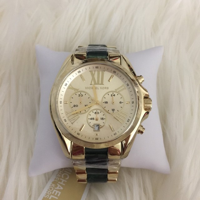 Michael Kors Women S Bradshaw Chronograph Gold Tone Steel 43mm Watch Michael Kors Mk6397 Womens Bradshaw Chronograph Two Tone Bracelet Watch 275