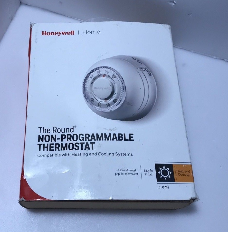 Honeywell Ct87n1001 The Round Heat Cool Manual Thermostat