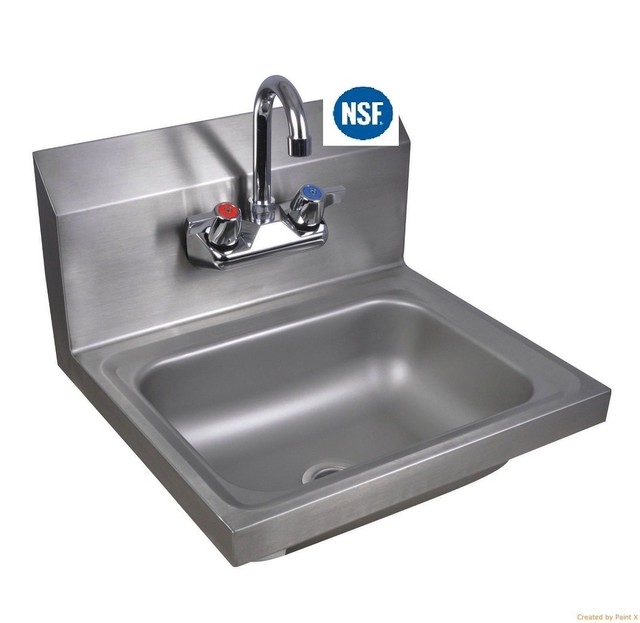 Hand Sink Commercial Stainless Steel Wall Mount 12 X Nsf Hand Sink Commercial Stainless Steel Wall Mount 12 X Nsf