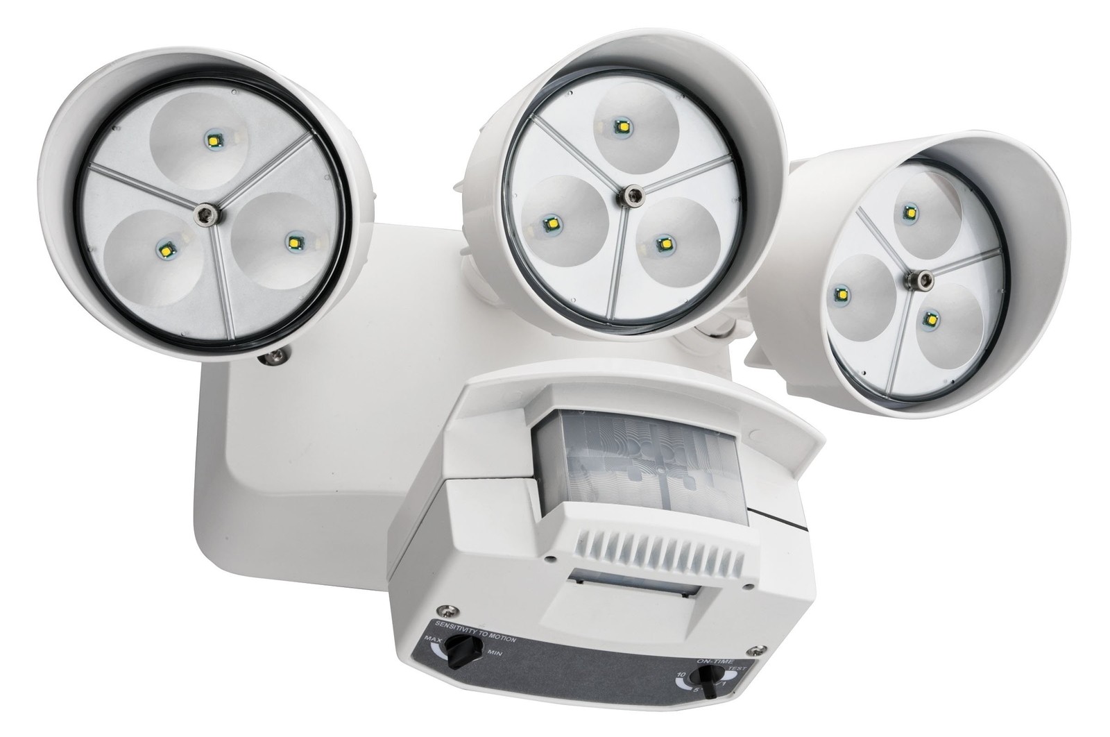 Lithonia Lighting Oflr 9ln 120 Mo Wh M2 Led Outdoor 3 Light Picture 1 Of 7