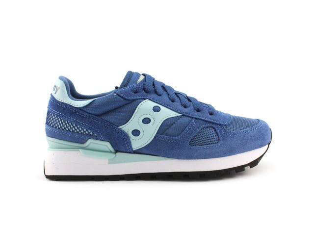 Sneaker Saucony Jazz Original celeste bianco scarpa tela e camoscio Sneaker Saucony Jazz Original celeste bianco scarpa tela e camoscio