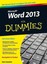 Word 2013 für Dummies von Dan Gookin (Buch) NEU
