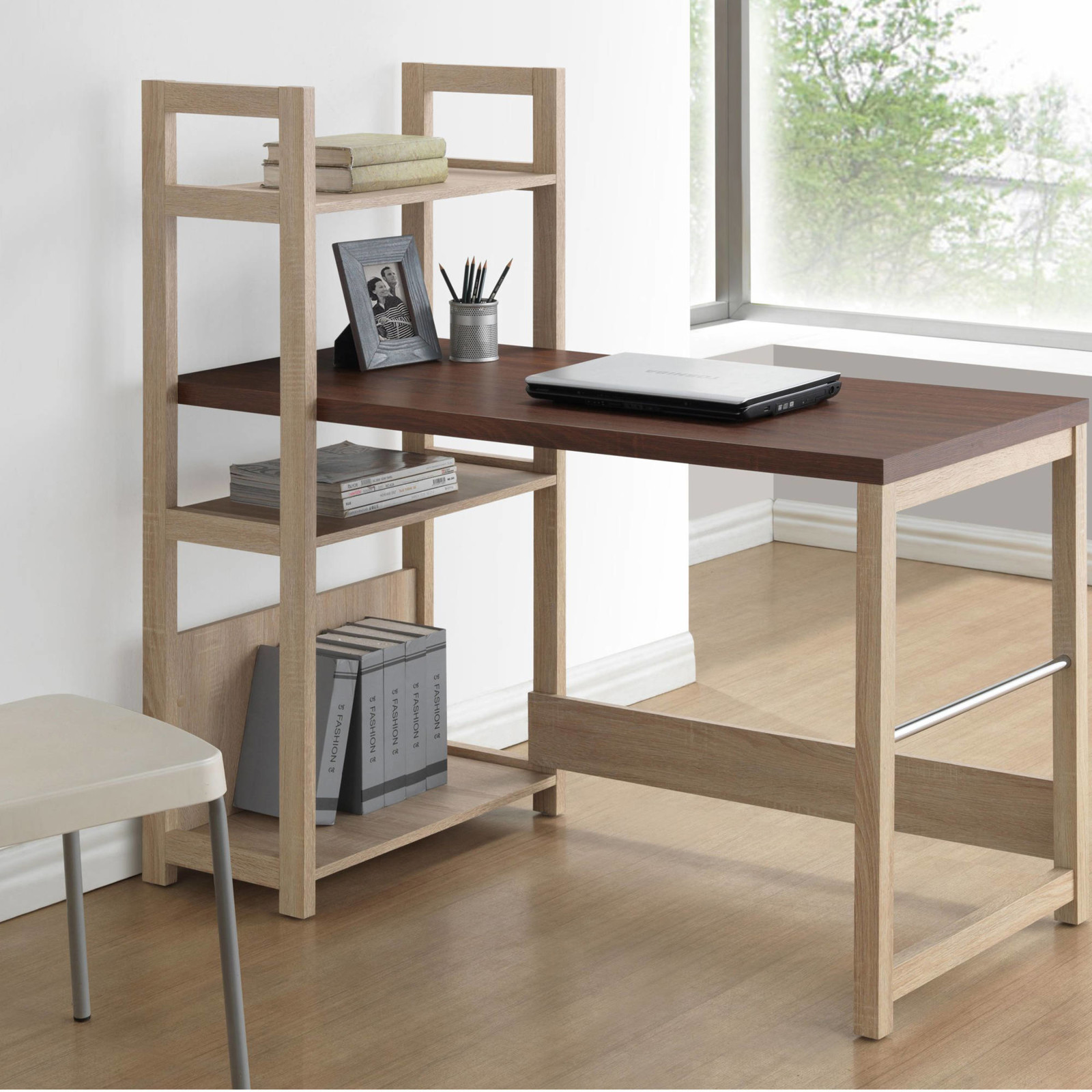 Baxton Studio Hyper Cube Writing Desk Horizontally Vertically Picture 1 Of 3