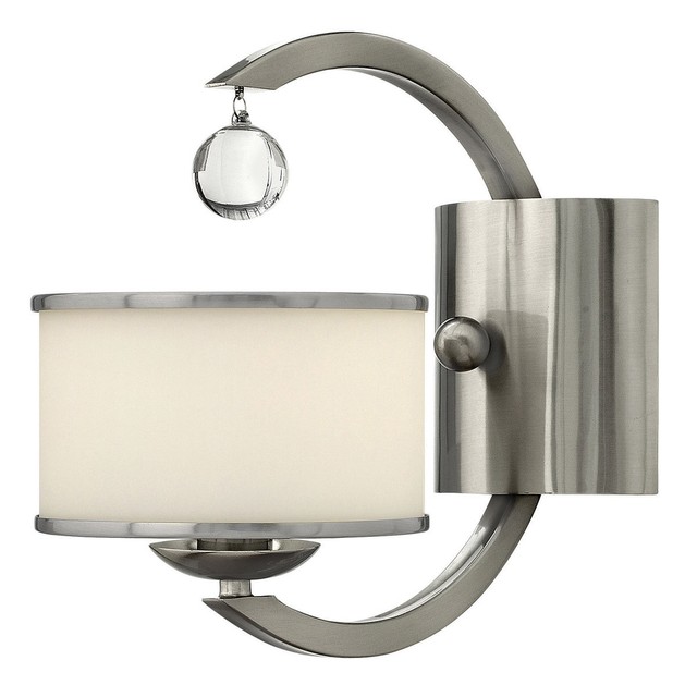 Hinkley Lighting Wall Sconces Tyres2c Hinkley Lighting 4850bn Monaco Wall Sconce In Brushed Nickel Ebay
