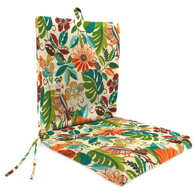 Jordan Manufacturing Outdoor Patio Chair Cushion Lensing Jungle Jordan Manufacturing Outdoor Patio Chair Cushion Lensing Jungle