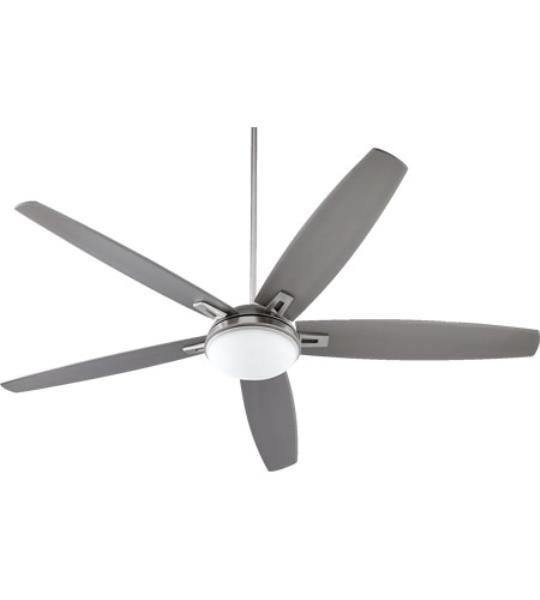 Quorum 81725 65 Vector 72 Inch Satin Nickel Ceiling Fan