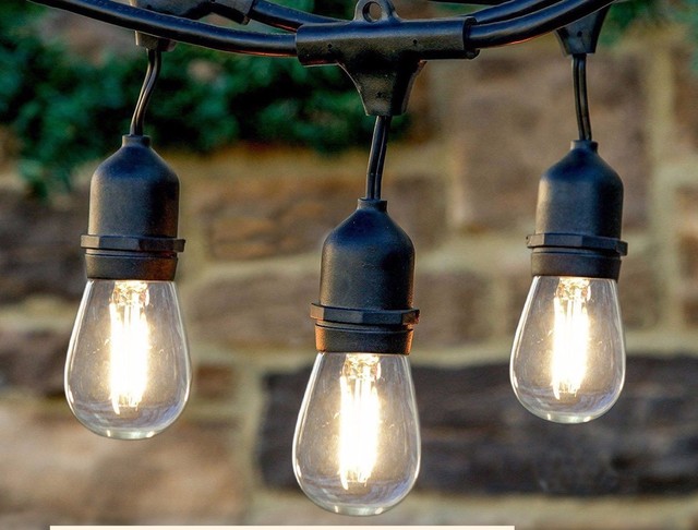 Brightech Ambience Pro Led Commercial Grade Outdoor String Lights Brightech Ambience Pro Led Commercial Grade Outdoor Light Strand 15 Bulbs