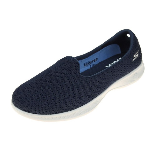 Skechers Go PASSO Lite Origine Da Donna Blu Scuro Grigio Scarpa Skechers Go PASSO Lite Origine Da Donna Blu Scuro Grigio Scarpa