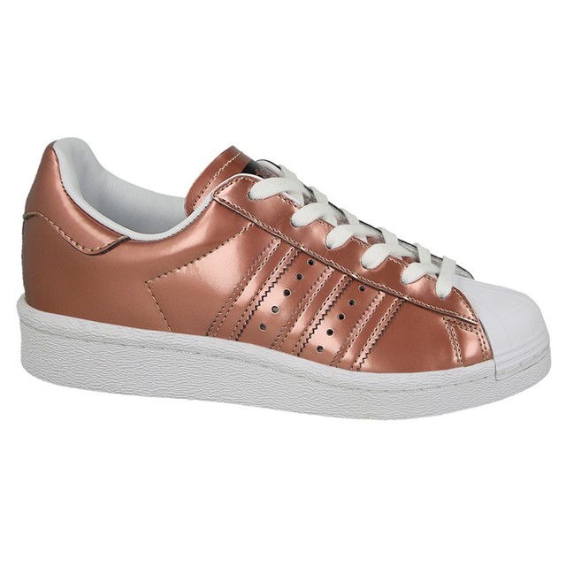 Da Donna Adidas Originals Superstar Boost Scarpe da ginnastica in rame metallico Da Donna Adidas Originals Superstar Boost Scarpe da ginnastica in rame metallico