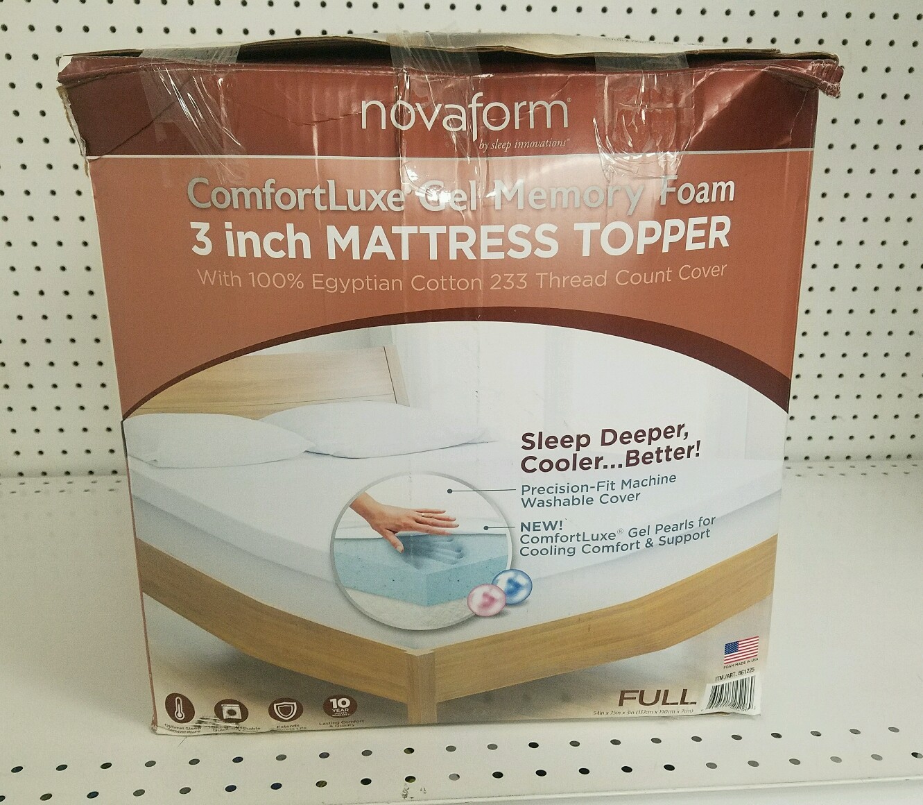 Novaform Comfortluxe Gel Memory Foam 3 Inch Mattress Topper Ebay Res Content Global Inflow Inflowcomponent Cancel