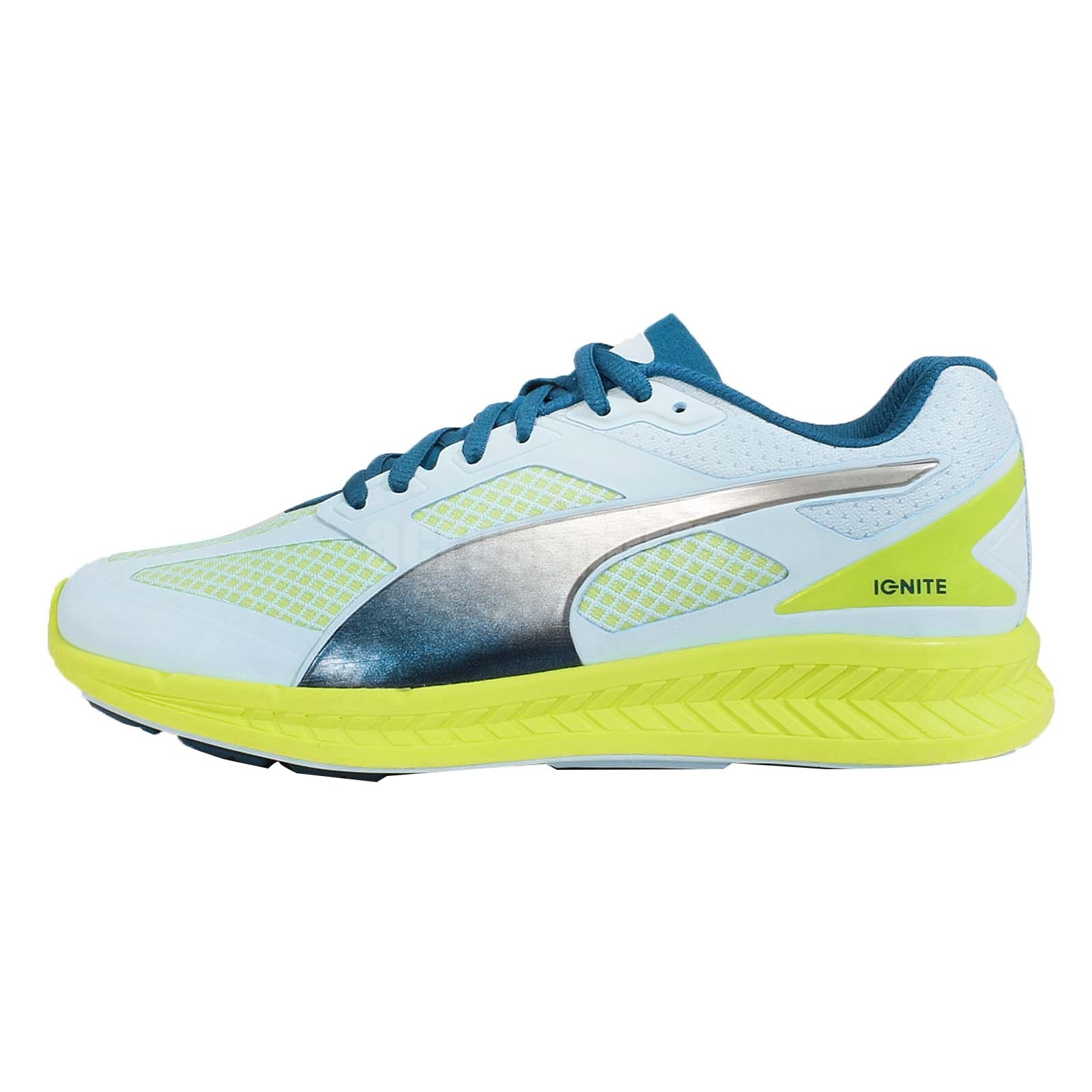Puma Ignite Mesh Wns Blue Green Womens Racing Running Shoes Sneakers 18858502 Puma Ignite Mesh Wns Blue Green Womens Racing Running Shoes Sneakers 18858502