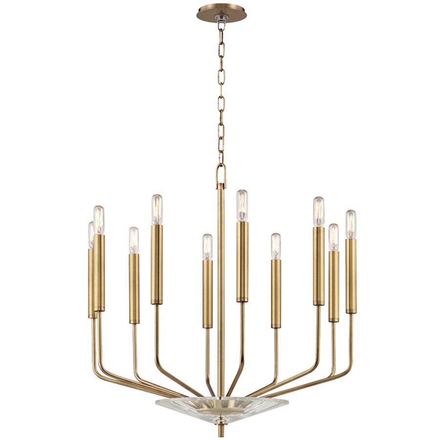 Hudson Valley Lighting 2610 Gideon 10 Light 24 1 4 Wide Chandelier Picture 1 Of