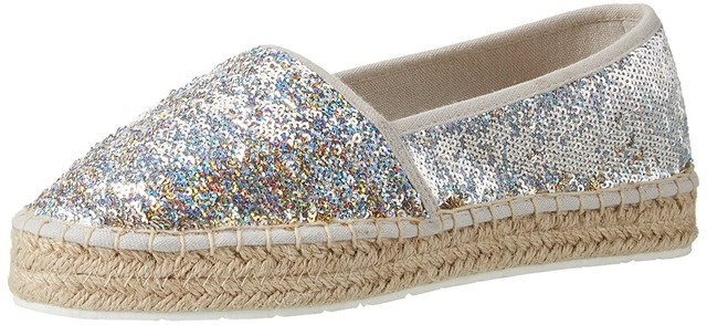 TG 41 EU Marco Tozzi 24220 Espadrillas Basse Donna Argento Silver B8O TG 41 EU Marco Tozzi 24220 Espadrillas Basse Donna Argento Silver B8O