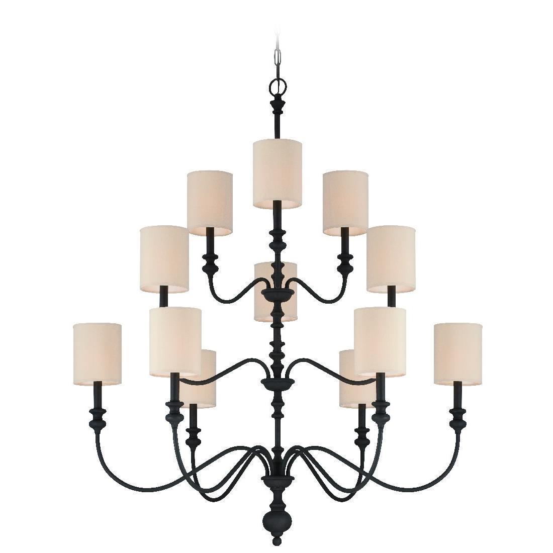 Jeremiah Lighting 28512 Gb Willow Park 6 Light 3 Tier Chandelier Ebay Picture 1 Of