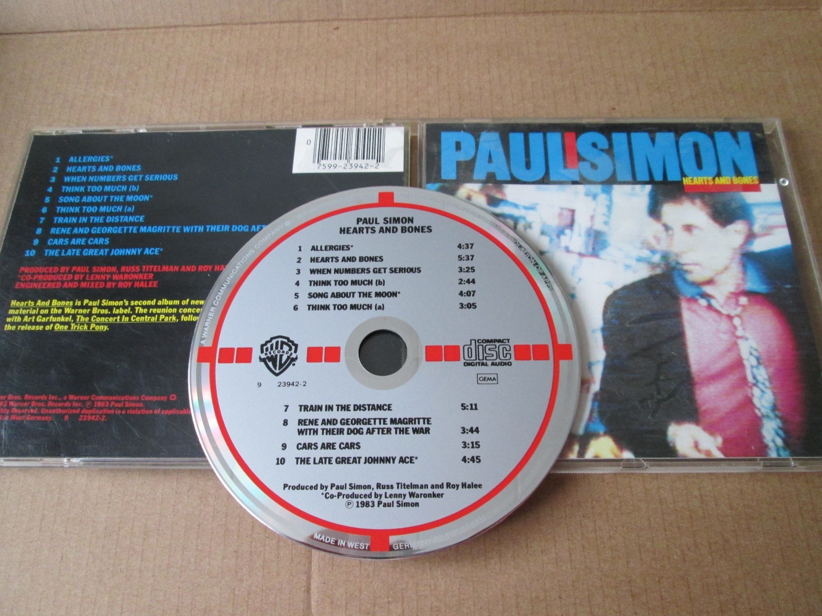 Paul simon hearts and bones rar