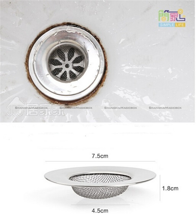 1x Bathroom Kitchen Sink Strainer Plug Hole Mesh Bath Basin Filter Picture 1 Of