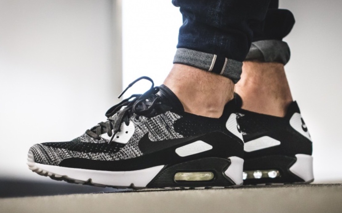 nike air max 90 ultra 2.0 flyknit black white nike air max 90 ultra 2.0 flyknit black white