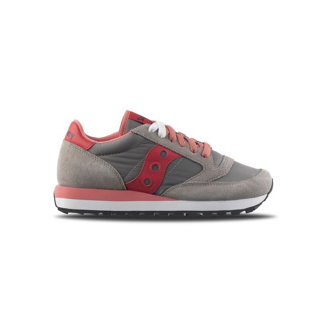 Scarpe Sneakers Running Saucony Jazz O' Grigio Rosso Donna Rif. S1044427 Scarpe Sneakers Running Saucony Jazz O' Grigio Rosso Donna Rif. S1044427
