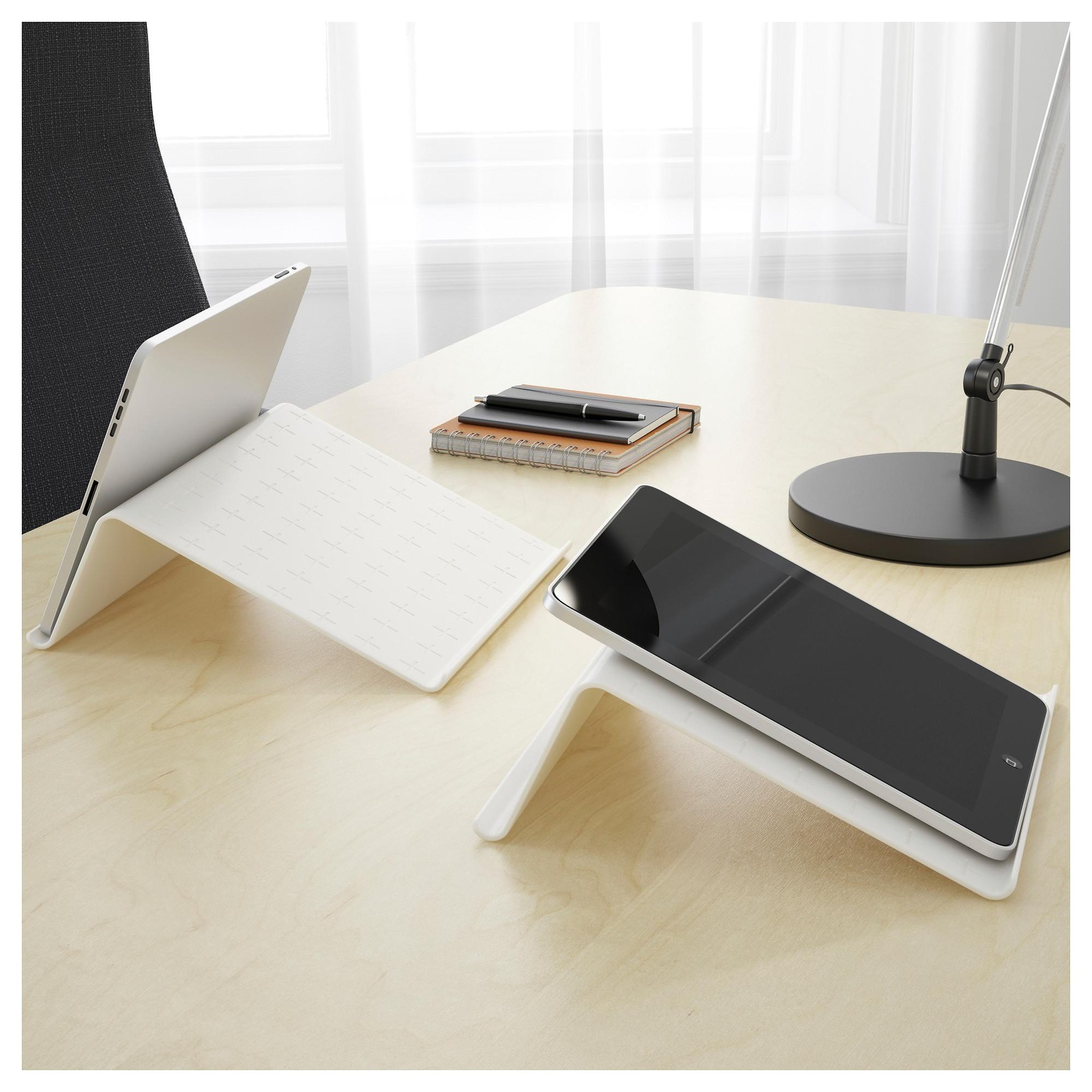 Ikea Isberget White Desk Bed Tablet Computer Stand Holder Brand New T