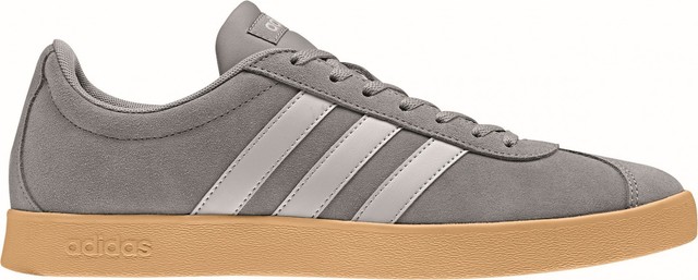 ADIDAS UOMO casual und fitness sneakers VL Court 2.0 Grigio ADIDAS UOMO casual und fitness sneakers VL Court 2.0 Grigio