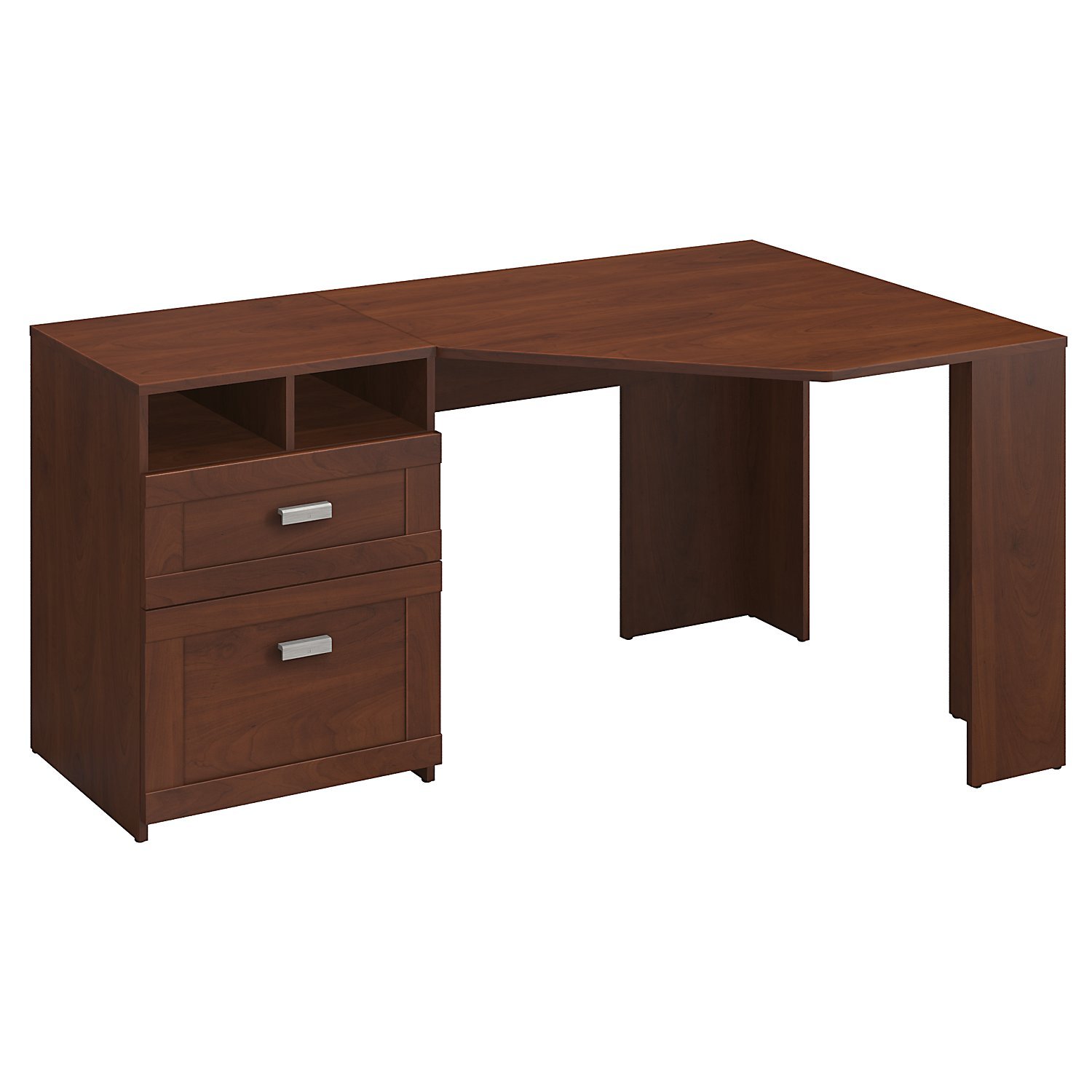 Bush Industries Wheaton Corner Desk Hansen Cherry Picture 1 Of