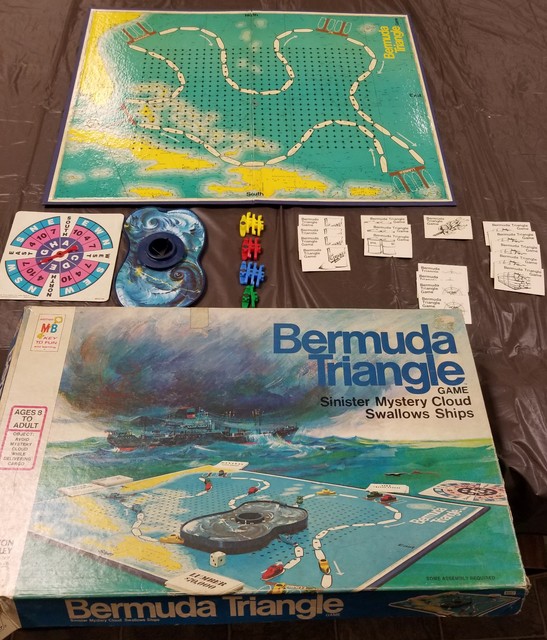 Vintage 1976 Bermuda Triangle Board Game Vintage 1976 Bermuda Triangle Board Game