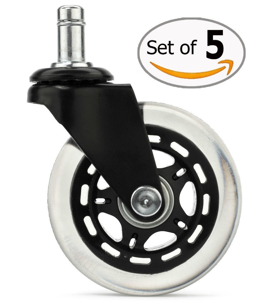 Rollerblade Office Chair Wheels Caster Replacement Carpet Hardwood Picture 1 Of 7