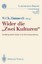 NEW Wider Die "zwei Kulturen" BOOK (Paperback) Free P&H