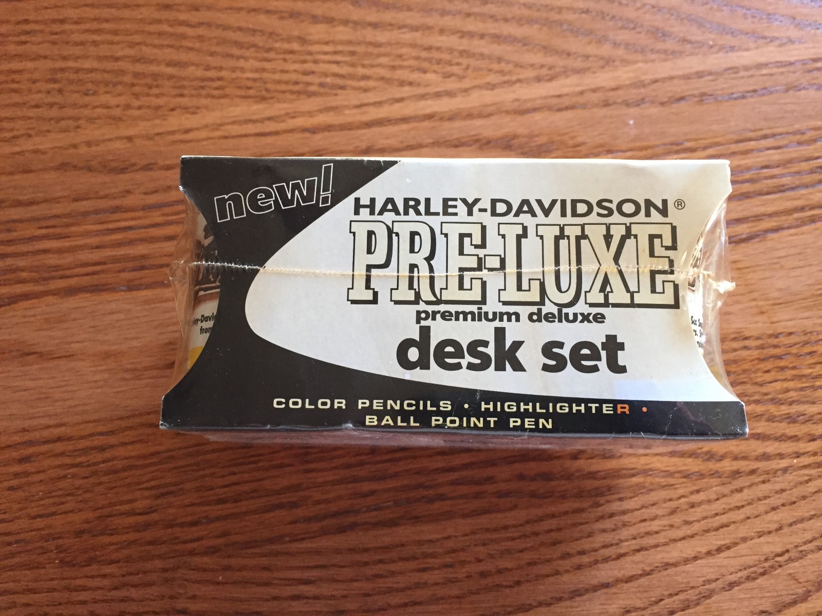Vintage Harley Davidson Pre Luxe Premium Desk Set Biker 1996 Res Content Global Inflow Inflowcomponent Technicalissues