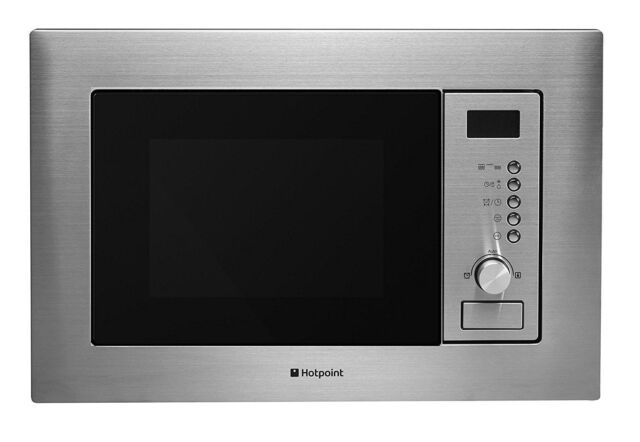 Hotpoint Mwh1221x Built In Microwave Grill Stainless Steel 20 Litres Hotpoint Mwh122 1x Built In Microwave Oven Stainless Steel 800w 20l